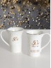 Porcelain 50th Anniversary Mugs With Gift Box